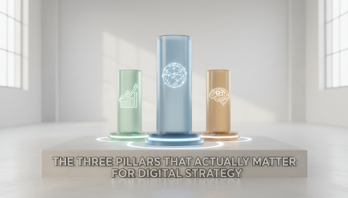 The Three Pillars That Actually Matter - Digital Strategy | Amin Ferdowsi