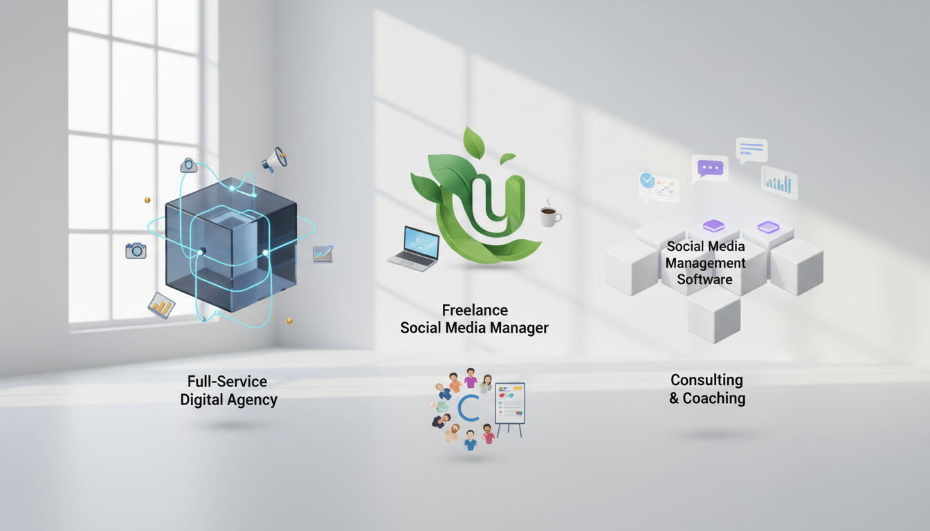 Types of Social Media Management Service Providers - social media management services | Amin Ferdowsi