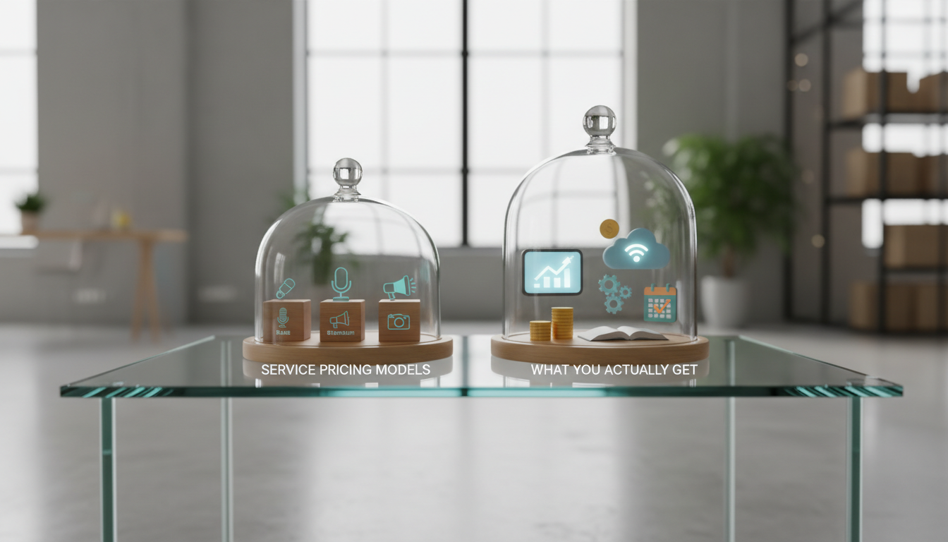 Service Pricing Models and What You Actually Get - social media management services | Amin Ferdowsi