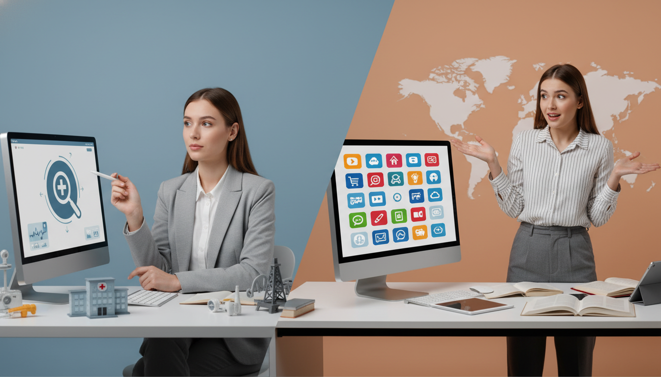 Industry Specialization vs. Generalization - digital marketer | Amin Ferdowsi
