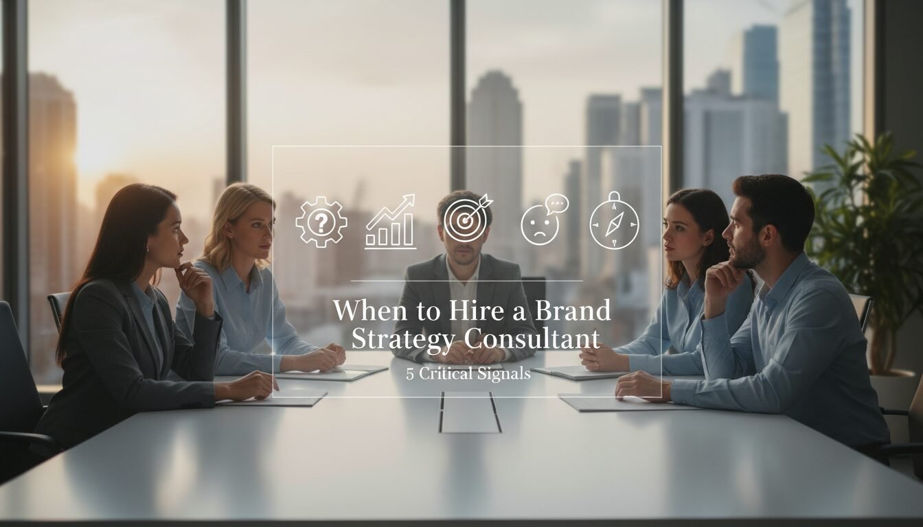 When to Hire a Brand Strategy Consultant: 5 Critical Signals - brand strategy consultant | Amin Ferdowsi