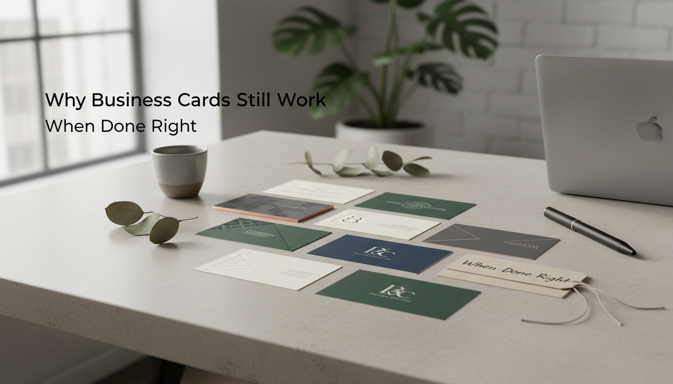 Why Business Cards Still Work (When Done Right) - business cards | Amin Ferdowsi
