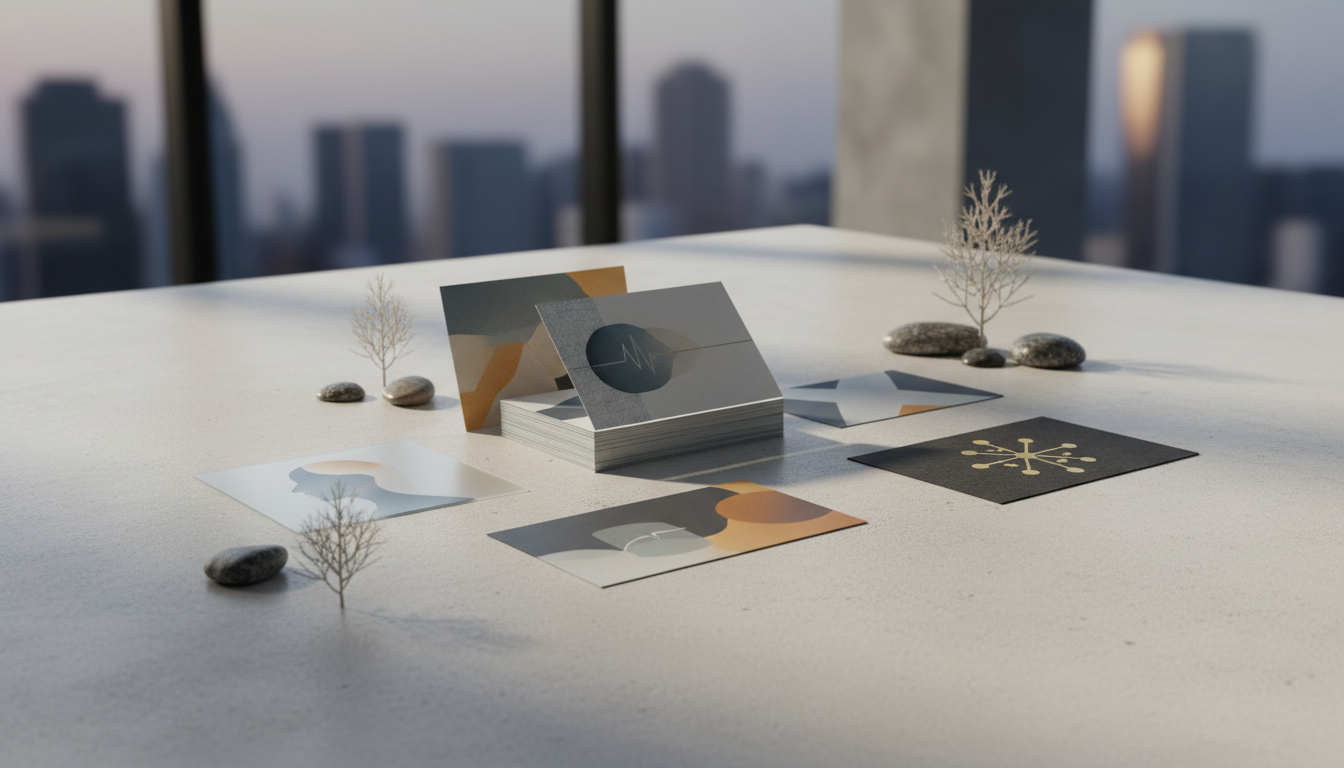 The Hidden Psychology of Card Design ,  business cards guide by Amin Ferdowsi