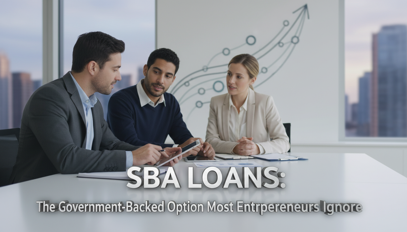SBA Loans: The Government-Backed Option Most Entrepreneurs Ignore - business financing | Amin Ferdowsi