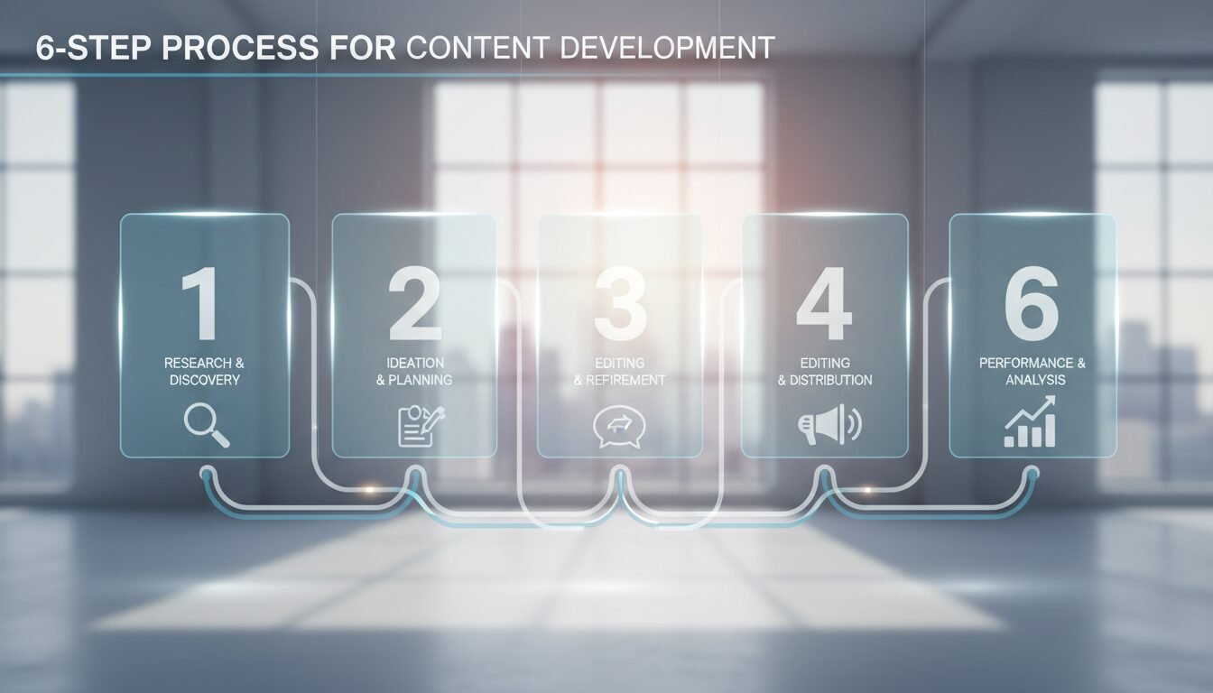 The 6-Step Process - Content Development | Amin Ferdowsi