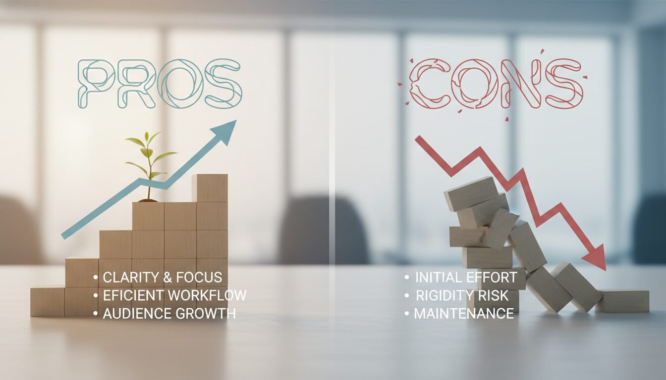 Pros and Cons of Building a Formal Content Strategy - Content Strategy | Amin Ferdowsi