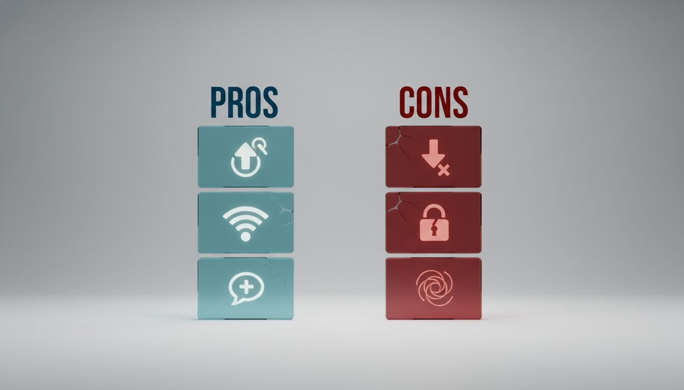 Pros and Cons - digital media | Amin Ferdowsi