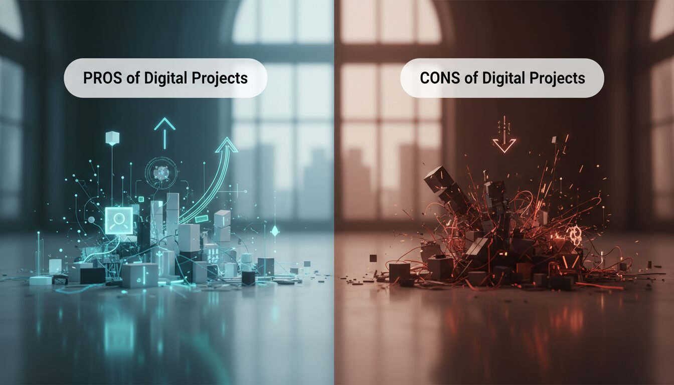 Pros and Cons of Digital Projects - Digital Projects | Amin Ferdowsi