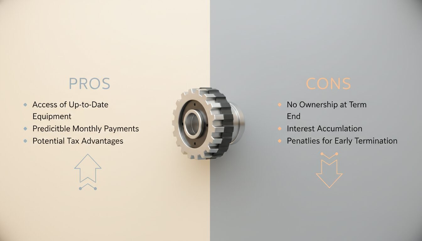 Pros and Cons - equipment finance business | Amin Ferdowsi