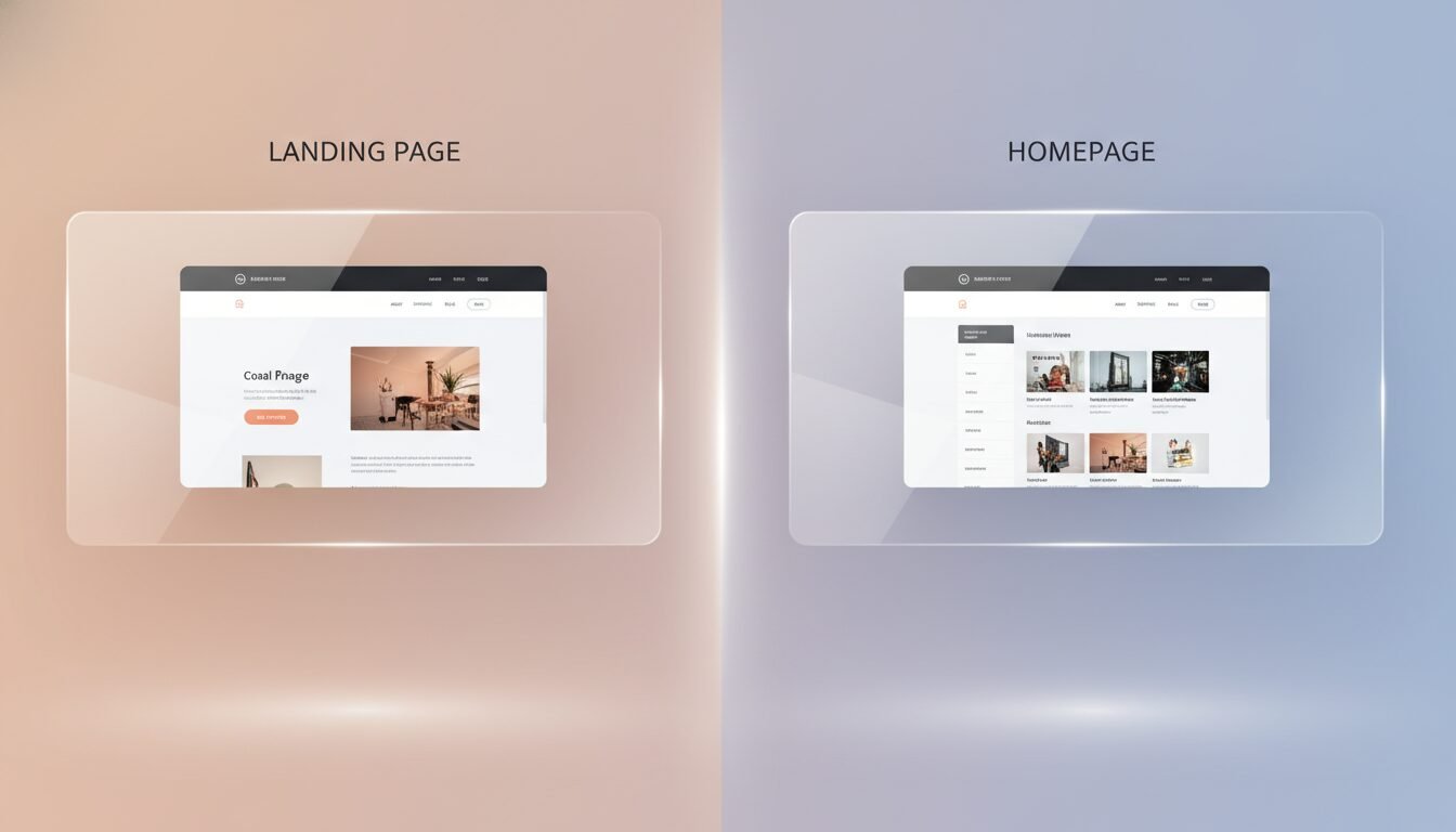 Landing Pages vs. Homepages: Why the Distinction Matters - Landing Pages | Amin Ferdowsi