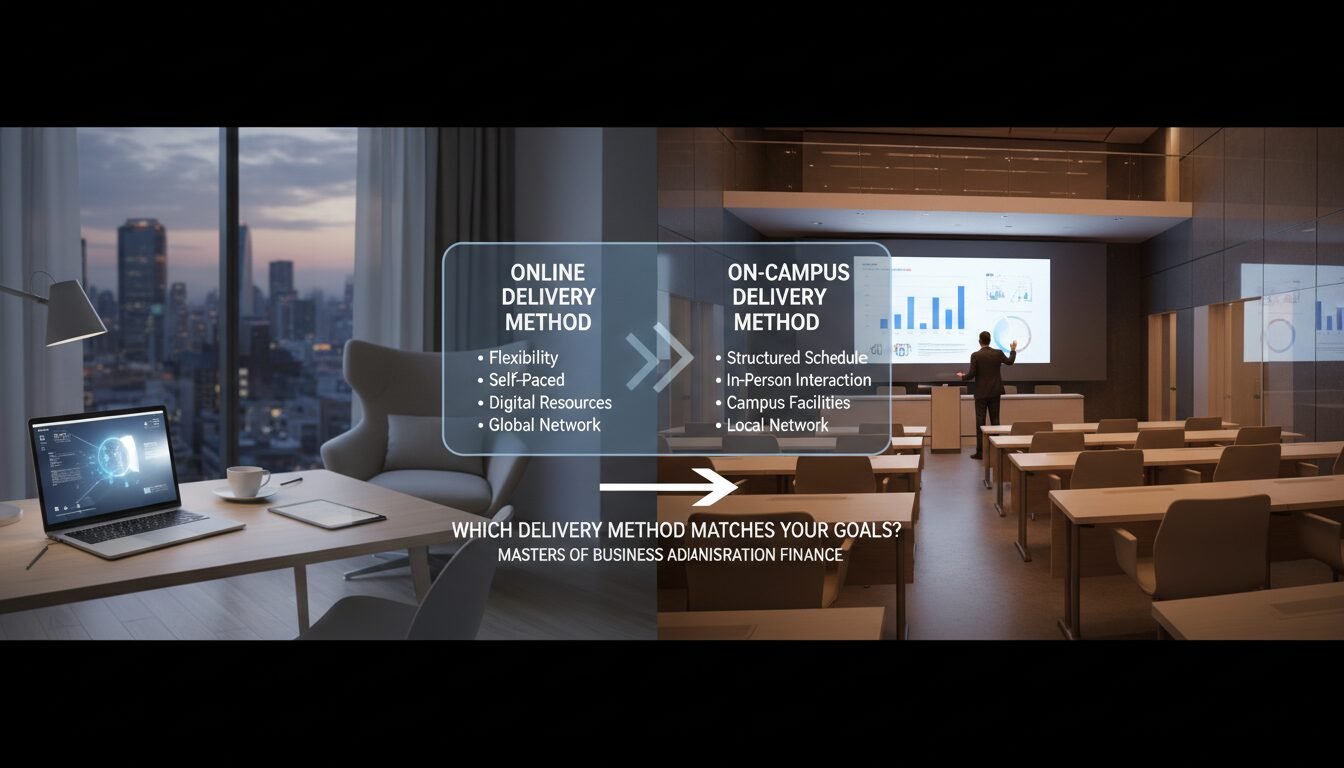 Online vs. On-Campus: Which Delivery Method Matches Your Goals? - masters of business administration finance | Amin Ferdowsi