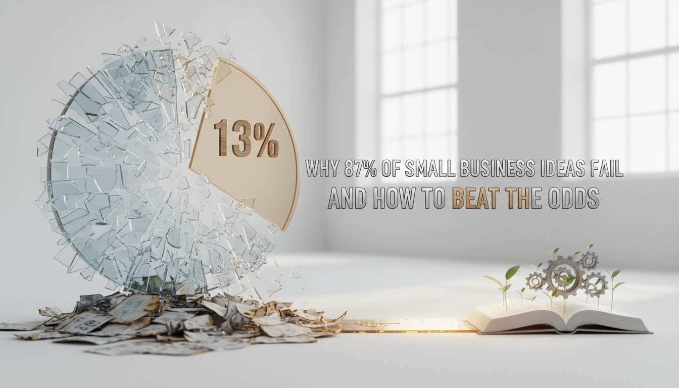 Why 87% of Small Business Ideas Fail (And How to Beat the Odds) - small business ideas | Amin Ferdowsi
