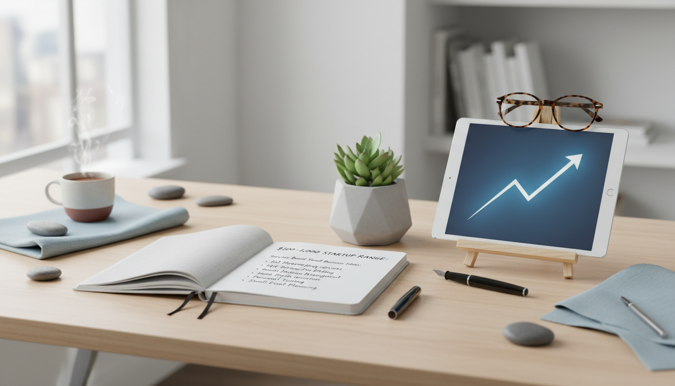 $100-$1,000 Startup Range: Service-Based Small Business Ideas ,  small business ideas guide by Amin Ferdowsi