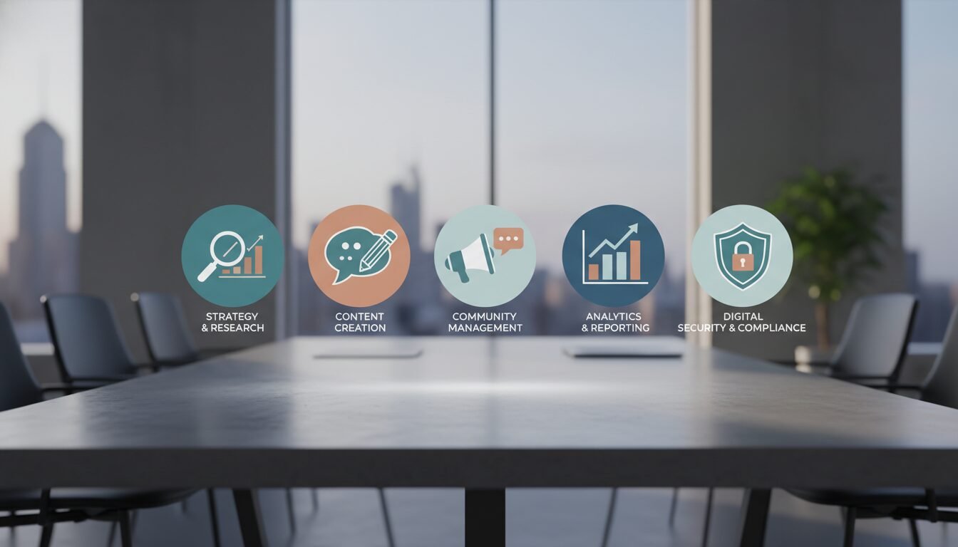 Key Services Offered by Social Media Management Companies - social media management company | Amin Ferdowsi