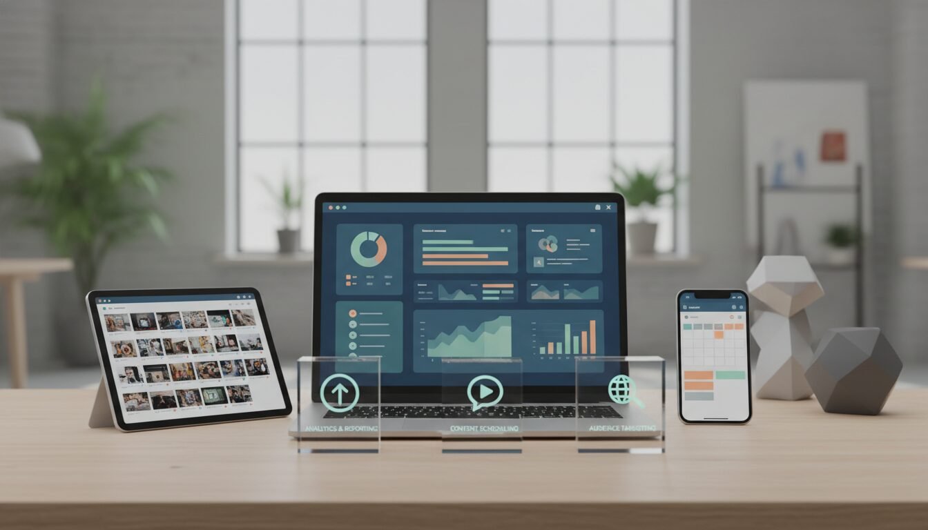 Key Features That Drive Results - social media management tools | Amin Ferdowsi