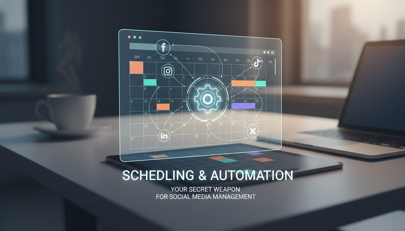 Scheduling and Automation: Your Secret Weapon - social media management tools | Amin Ferdowsi
