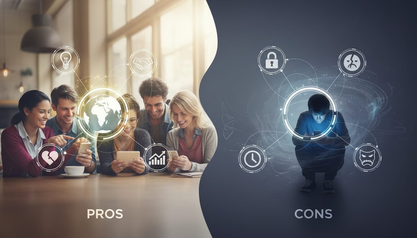Pros and Cons of Social Networking - social networking | Amin Ferdowsi