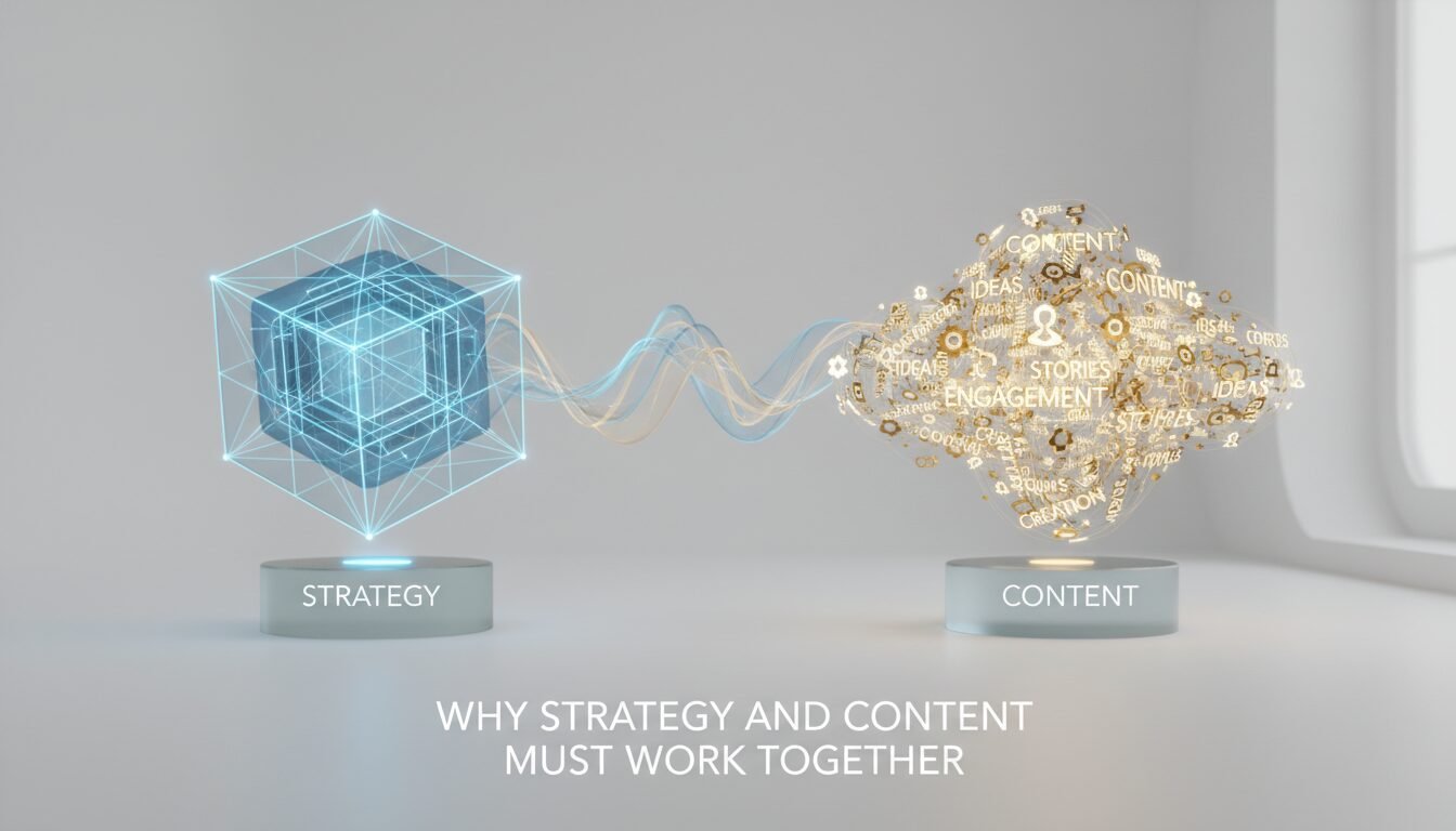 Why Strategy and Content Must Work Together - strategy and content | Amin Ferdowsi