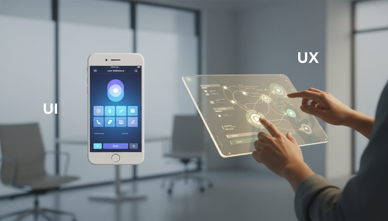 The Difference Between UI and UX - UX/UI Design | Amin Ferdowsi