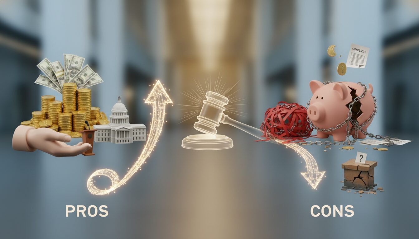 Pros and Cons of Striking Down Coordinated Spending Limits - vance gop campaign finance case | Amin Ferdowsi
