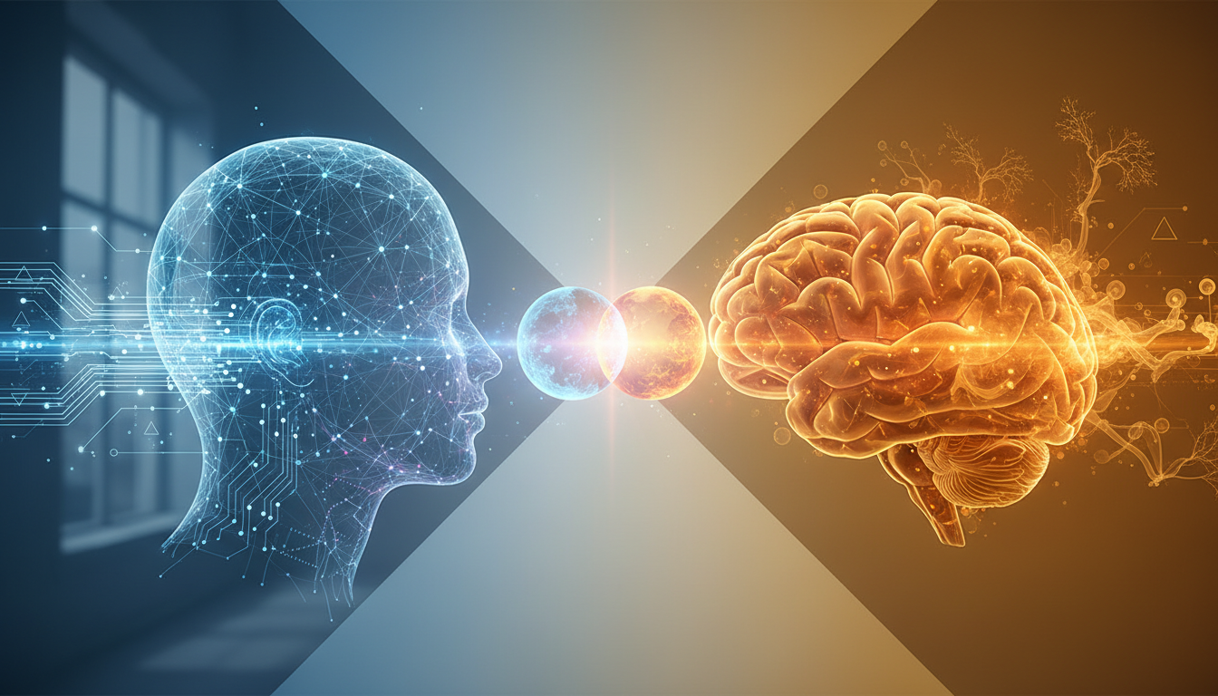 Artificial Intelligence vs Human Cognition ,  intelligence guide by Amin Ferdowsi