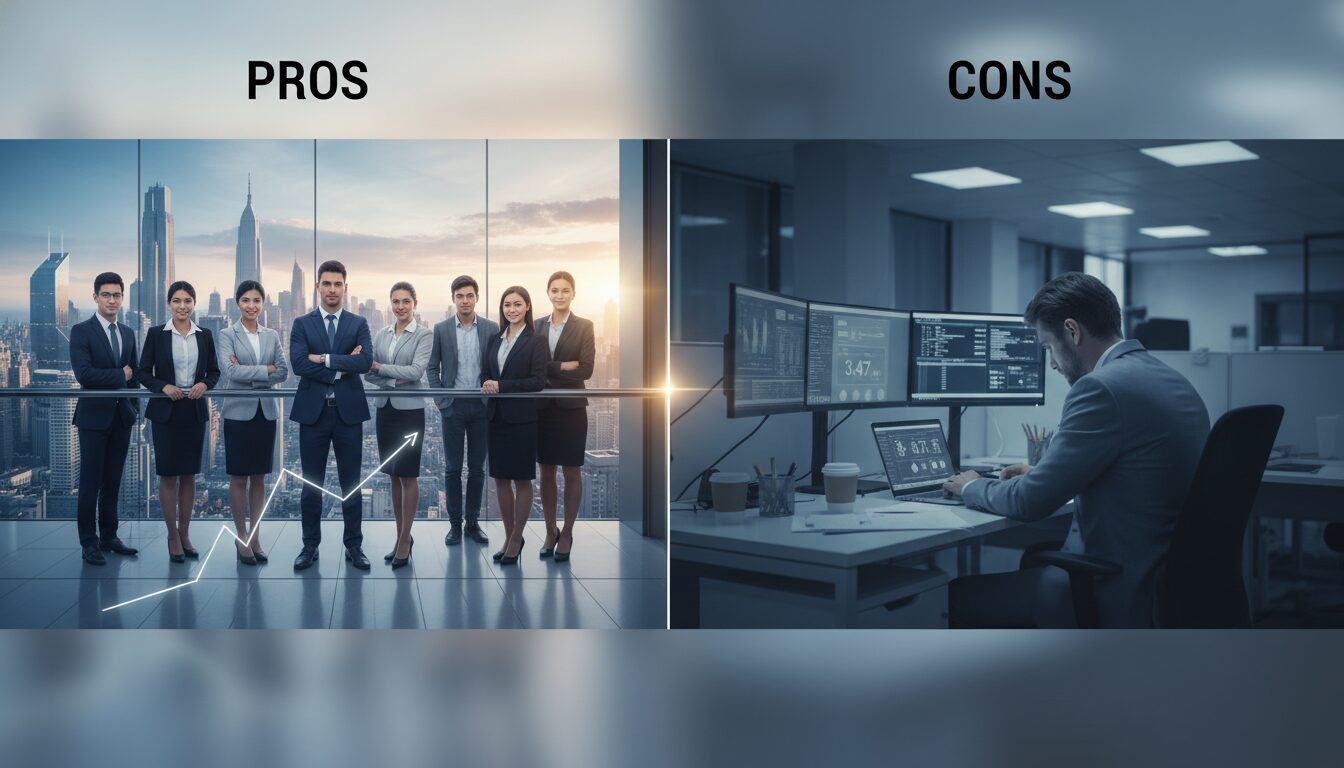 Pros and Cons of Working at Big Consulting Firms - big consulting firms | Amin Ferdowsi