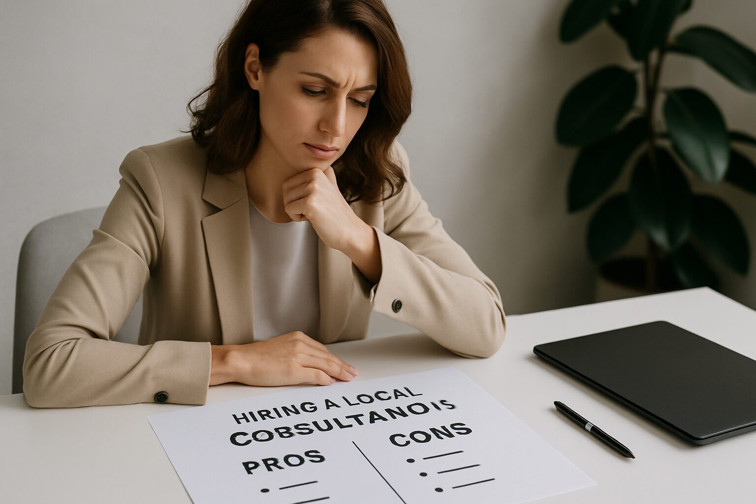 Pros and Cons of Hiring a Local Consultancy - consultancy near me | Amin Ferdowsi