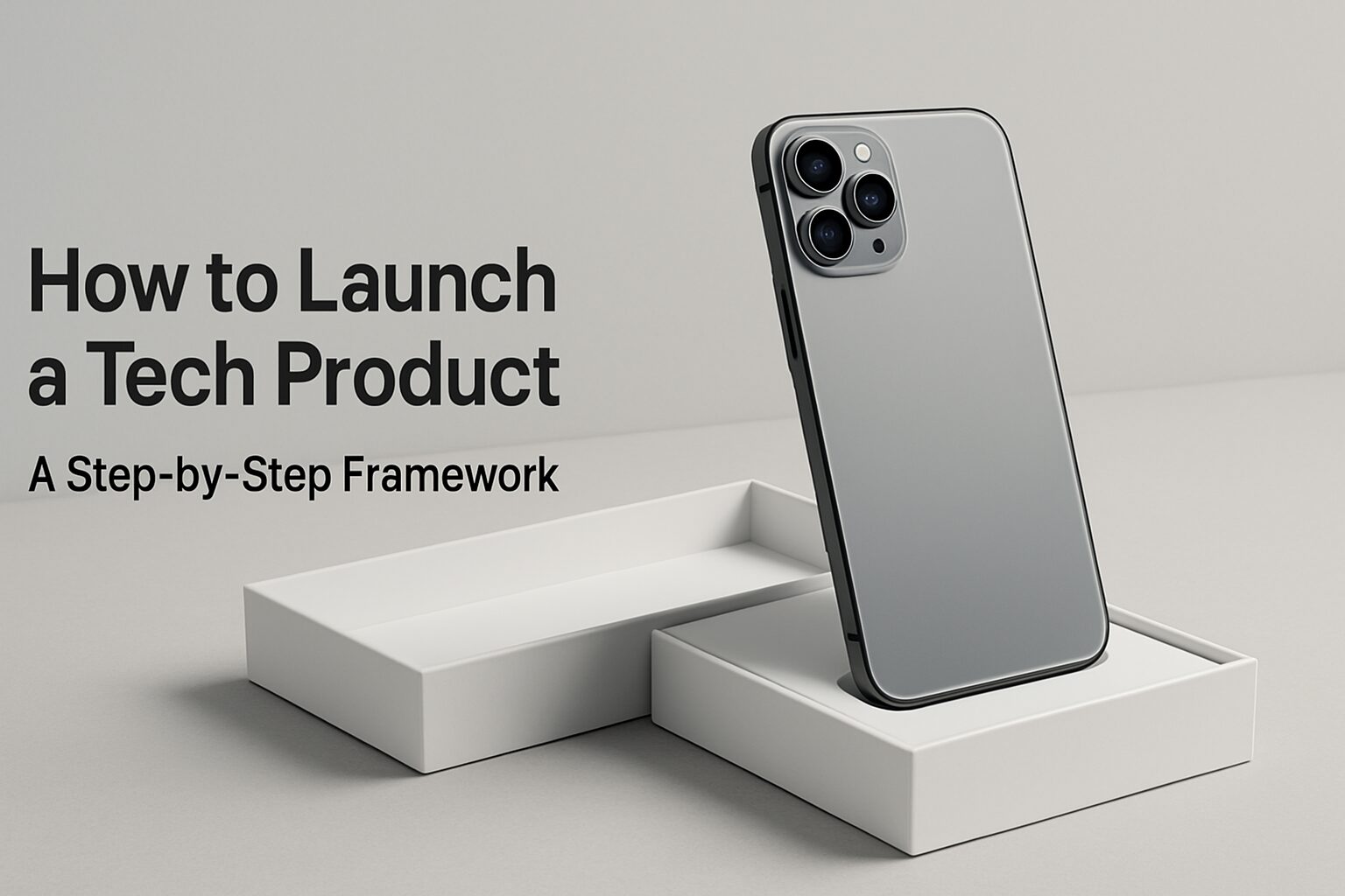 How to Launch a Tech Product: A Step-by-Step Framework - how to launch a tech product | Amin Ferdowsi