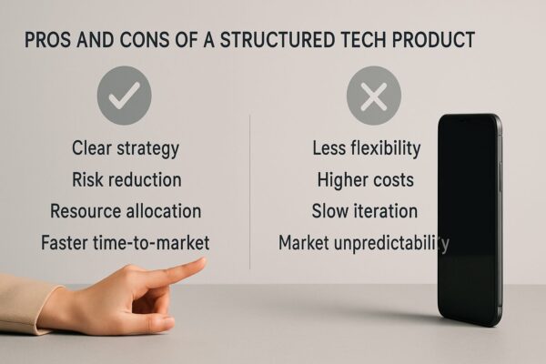 Pros and Cons of a Structured Tech Product Launch - how to launch a tech product | Amin Ferdowsi