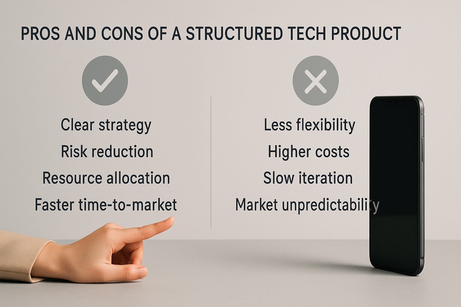 Pros and Cons of a Structured Tech Product Launch - how to launch a tech product | Amin Ferdowsi